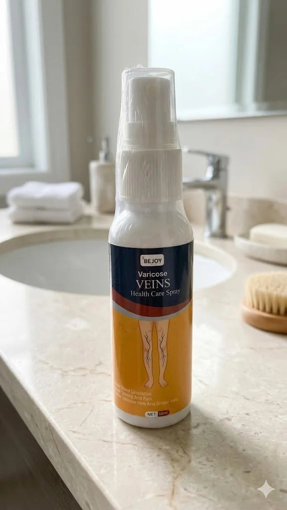 🌟 VaricoEase Pro Herbal Vein Health & Relief Spray | Soothing Leg Care Treatment — Pack of 2 🍃