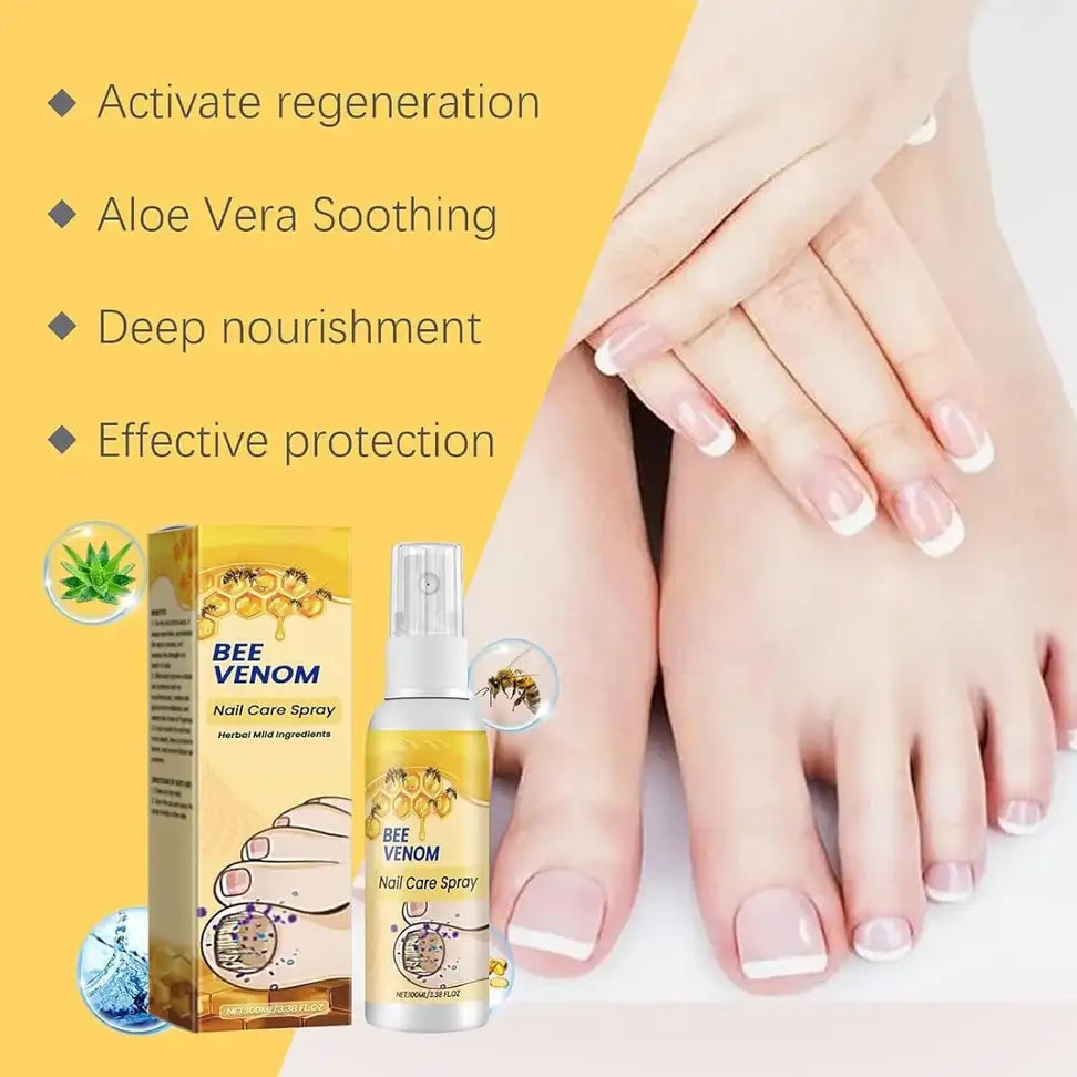 ✨ [Bees Venee Nail Care Spray 100ml - Pack of 1] 🐝💅✨