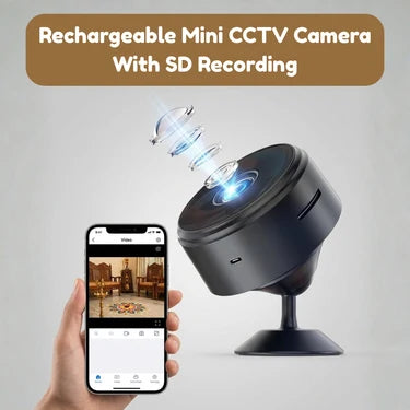 🔴 Mini WiFi Wireless Security Camera 🎥 | Smart HD Indoor Surveillance & Night Vision 🌙✨