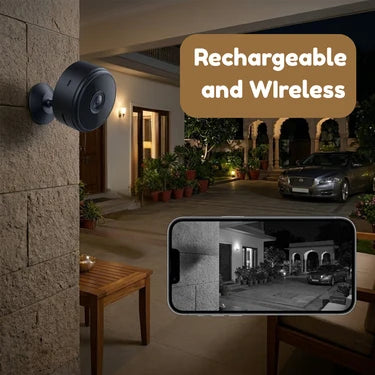🔴 Mini WiFi Wireless Security Camera 🎥 | Smart HD Indoor Surveillance & Night Vision 🌙✨