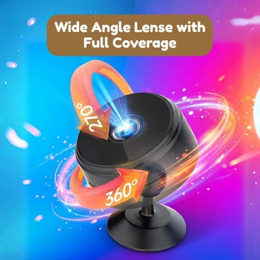 🔴 Mini WiFi Wireless Security Camera 🎥 | Smart HD Indoor Surveillance & Night Vision 🌙✨