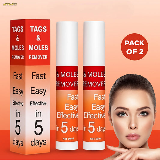 ✨ [Tags & Moles Remover 5ml - Pack of 2] 🌿💧✨