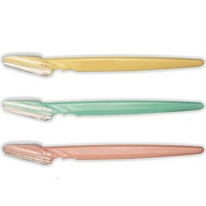 🌸 Flawless Skin Instantly! Premium Eyebrow Razor Set (3 Razors in 1 Pack) ✨ Safe & Painless Facial Hair Shaper for a Smooth Glow 💖