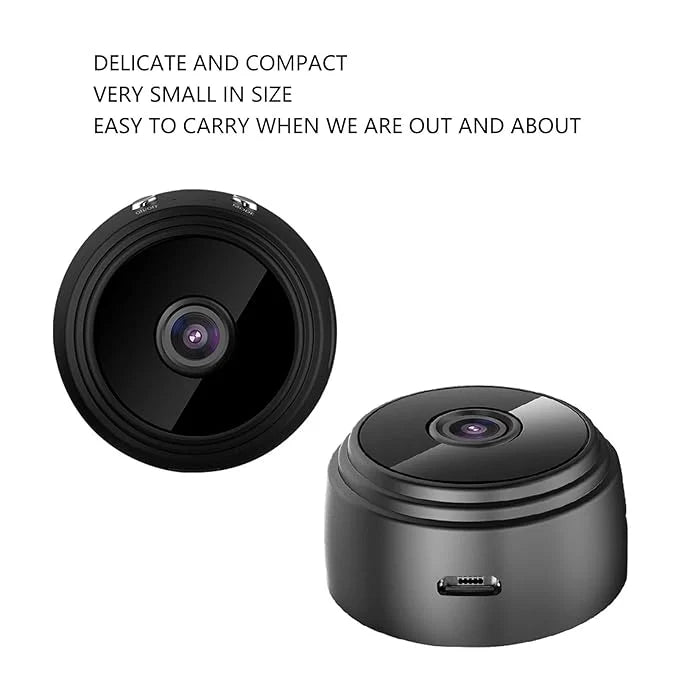 🔴 Mini WiFi Wireless Security Camera 🎥 | Smart HD Indoor Surveillance & Night Vision 🌙✨