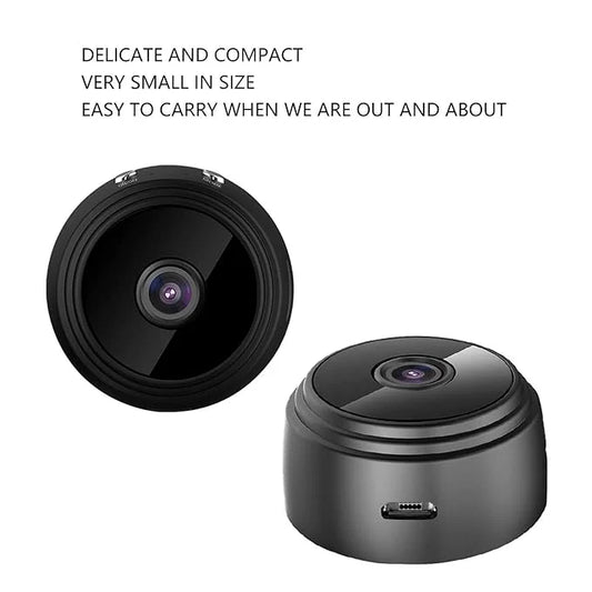 🔴 Mini WiFi Wireless Security Camera 🎥 | Smart HD Indoor Surveillance & Night Vision 🌙✨