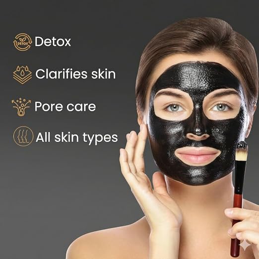 ✨ Ultimate Blackhead Remover! Charcoal Mask Cream Combo 🖤 Deep Clean Pores & Detoxify 🌿 | Saver Pack of 2 🎁