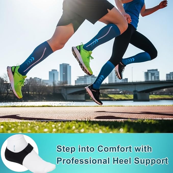 ⭐ Protsahan Silicone Gel Heel Protector 🦶 Heel Pain & Crack Care Cushion Pads 🌿 Washable & Soft (Pack of 1)