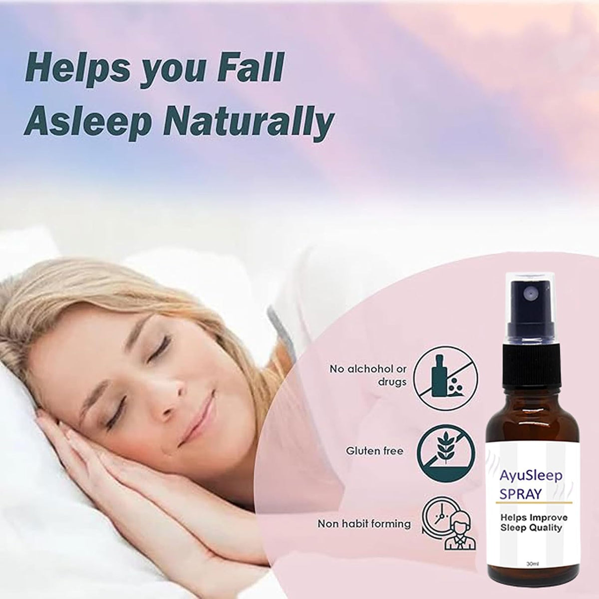 ✨ [Ayusleep Spray 30ml - Pack of 2] 🌙💤✨
