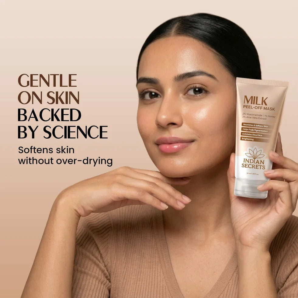 🛍️🛍️Indian Secrets  Milk Peel-Off Mask,  50ml 🥳🥳