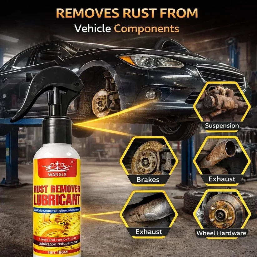 🔥 Ultimate Rust Remover Spray for Car & Bike (Pack of 2) | Multi-Purpose Metal Cleaner Spray 🚘✨